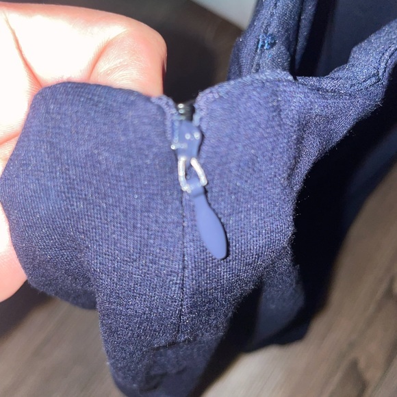 Blue and black lace mini dress - Picture 3 of 3